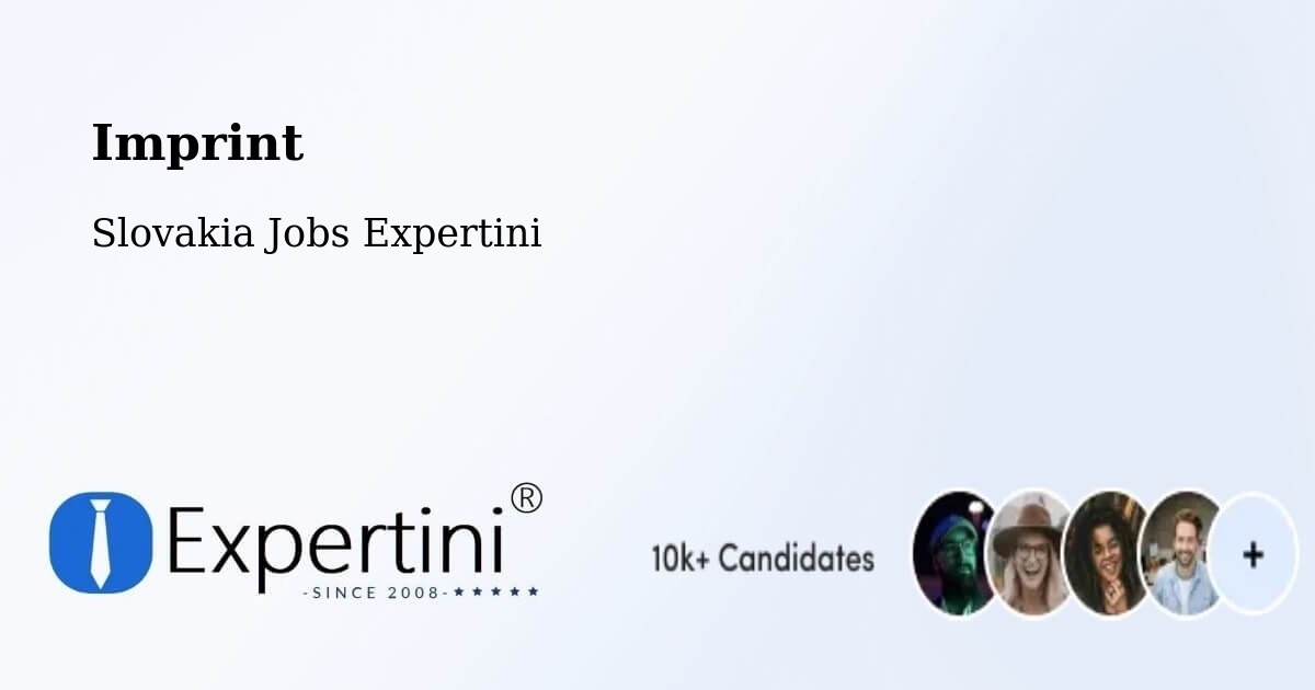 Imprint – Levice - Slovakia Jobs Expertini