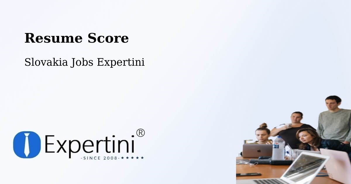 Resume Score & Job Description Match Tool – Levice - Slovakia Jobs Expertini